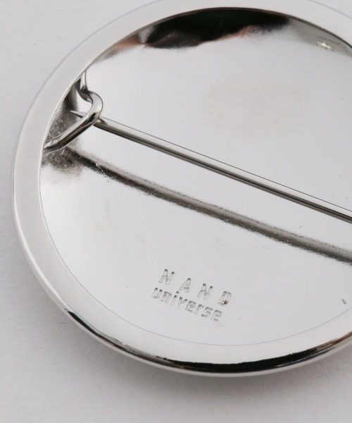 LB.03/｢NU jewelry｣イニシャルNUJシルバーバッジ（バッジ