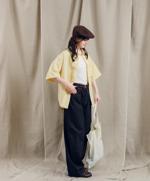 MUHET(ミュエータ)の「ランダムリブタンクトップ(タンクトップ・レディース・チャコールグレー/オフホワイト/サックスブルー・FREE)」の4枚目の写真