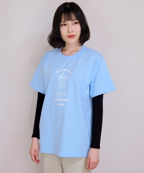 THE BAREFOOT（ベアフット）の「【 ゆるキャン△ 】 Tシャツ Tee TSHIRT 2900 ACR（Tシャツ/カットソー・メンズ・ライトブルー/ホワイト/ブラック・MEDIUM/LARGE/X-LARGE）」の3枚目の写真