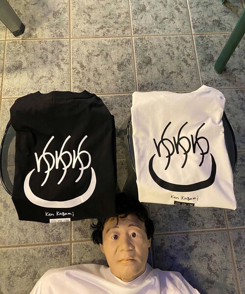 JUNRED（ジュンレッド）の「Ken Kagami×改良湯 コラボTシャツ（Tシャツ/カットソー・メンズ・ブラック/オフホワイト/ブラック系その他/キナリ/ホワイト系その他5/ブラック系その他2・S/M/L）」の5枚目の写真