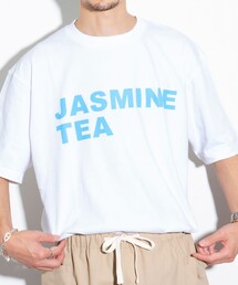 GLOSTER | 【GLOSTER/グロスター】Chinese Tea プリントTシャツ ロゴTシャツ クルーネック(Tシャツ/カットソー)
