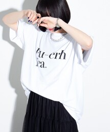 GLOSTER | 【GLOSTER/グロスター】Chinese Tea プリントTシャツ ロゴTシャツ クルーネック(Tシャツ/カットソー)