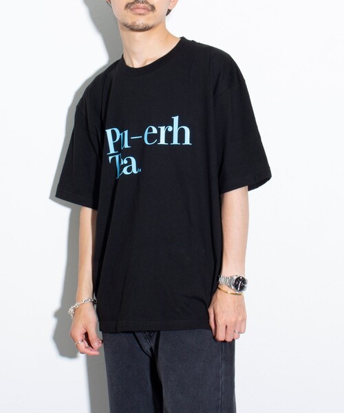 GLOSTER（グロスター）の「【GLOSTER/グロスター】Chinese Tea プリントTシャツ ロゴTシャツ クルーネック（Tシャツ/カットソー・メンズ・ホワイト系その他3/ホワイト系その他/ブラック系その他2/ブラック系その他/ホワイト系その他2/ブラック系その他3・M/L）」の10枚目の写真