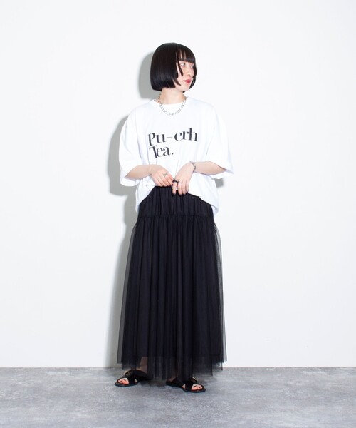 GLOSTER（グロスター）の「【GLOSTER/グロスター】Chinese Tea プリントTシャツ ロゴTシャツ クルーネック（Tシャツ/カットソー・メンズ・ホワイト系その他3/ホワイト系その他/ブラック系その他2/ブラック系その他/ホワイト系その他2/ブラック系その他3・M/L）」の12枚目の写真