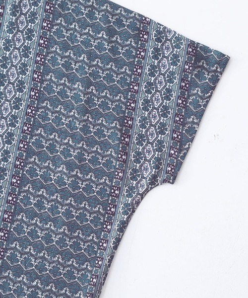 n'OrLABEL(ノアールレーベル)の「【廃盤】『プリントシアーチュニックワンピース』(ワンピース・レディース・ネイビー・FREE)」の15枚目の写真