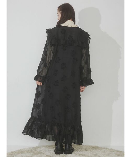 merry jenny（メリージェニー）の「flowerシアーワンピース（ワンピース・レディース・ブラック/アイボリー・FREE）」の20枚目の写真