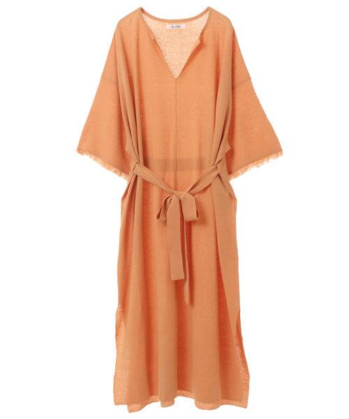 Liesse（リエス）の「【walance】ニットワンピース/30-2832（ワンピース・レディース・ベージュ/オレンジ・FREE）」の2枚目の写真