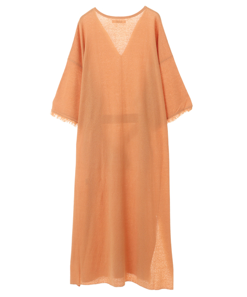 Liesse（リエス）の「【walance】ニットワンピース/30-2832（ワンピース・レディース・ベージュ/オレンジ・FREE）」の3枚目の写真