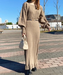 apres jour | ニットワンピース(ワンピース)