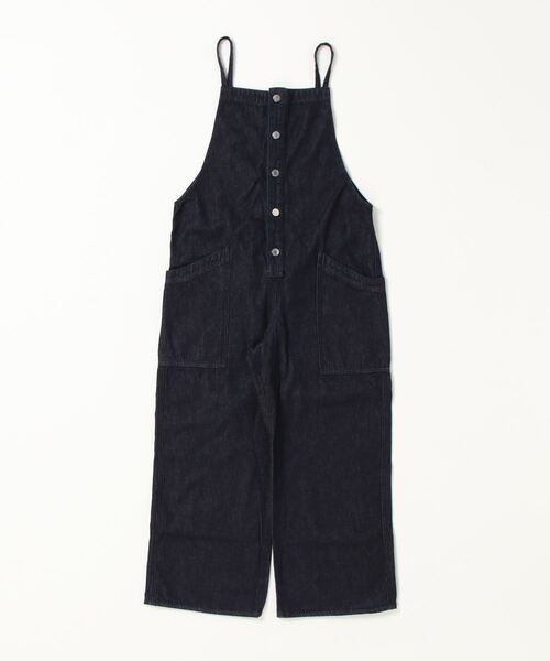 URVIN（アービン）の「Urvin/アービン　FRONT BUTTON SALOPETTE フロントボタンサロペット（サロペット/オーバーオール・レディース・ナチュラル/その他35・1）」の2枚目の写真