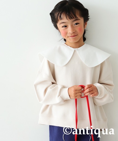 antiqua（アンティカ）の「2way付け襟（付け襟・キッズ・ホワイト・FREE）」の14枚目の写真