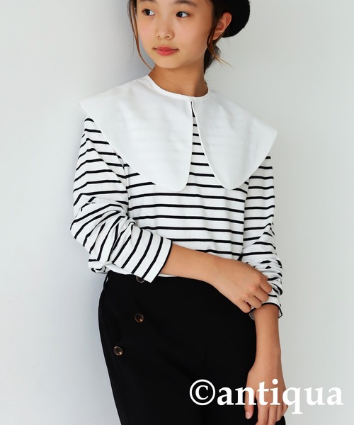 antiqua（アンティカ）の「2way付け襟（付け襟・キッズ・ホワイト・FREE）」の17枚目の写真