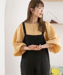 URBAN RESEARCH Sonny Label | パフスリーブコットンジャガードブラウス(シャツ/ブラウス)