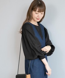 URBAN RESEARCH Sonny Label | パフスリーブコットンジャガードブラウス(シャツ/ブラウス)