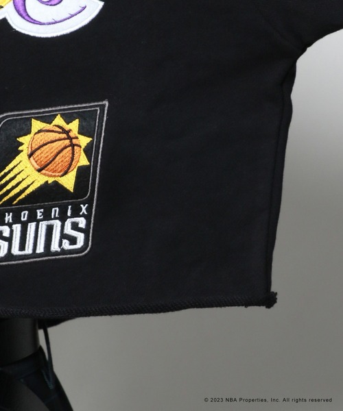 PAGEBOY（ページボーイ）の「NBAマルチワッペンショートパーカー