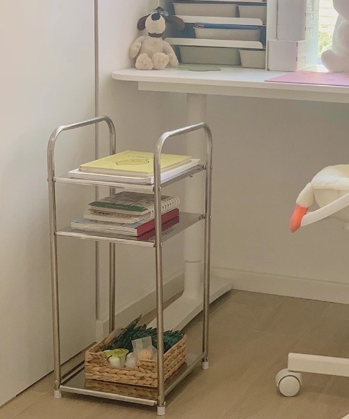 新品 折りたたみ式 ラック ブックスタンド シルバー ミッドセンチュリー 新品 折りたたみ式 ラック ブックスタンド シルバー ミッド