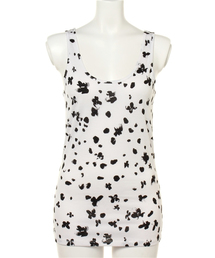 AZUL by moussy | TPU天竺総柄ランダムフラワー柄タンク(タンクトップ)