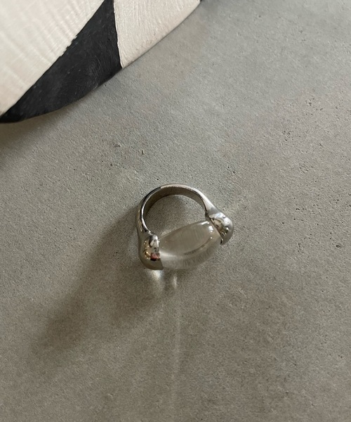 SANSeLF(サンセルフ)の「clear docking ring【SANSeLF】sanak23a002(リング・レディース・シルバー・FREE)」の7枚目の写真