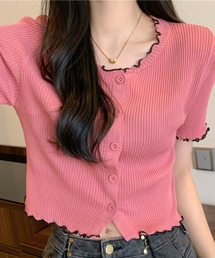 セール】カーディガン/ボレロ（ピンク/桃色系・半袖）ファッション通販