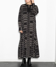 オリエンタルプリントワンピース