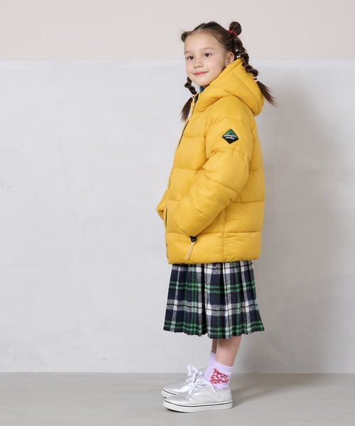 BIG FIELD(ビッグフィールド)の「アトラスマウンテンジャケット(80~150cm)(ダウンジャケット/コート・キッズ・グリーン/ベージュ/イエロー/オレンジ/ブルー/ブラック・95/110/90/100/120/150/140/80/130)」の16枚目の写真