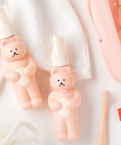 Brunch Brother(ブランチブラザー)の「Romane corp./Travel bottle/トラベルポーチ/ポンプ/ブランチブラザー/ロマネ(トラベルグッズ・レディース・ピンク/クリーム/ブラウン/ベージュ・0)」の1枚目の写真