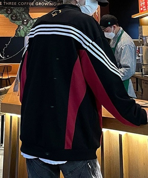 ROOPTOKYO（ループトウキョウ）の「サイドラインクルーネックスウェット レーシング（スウェット・メンズ・ブラック・XL/L/M）」の3枚目の写真