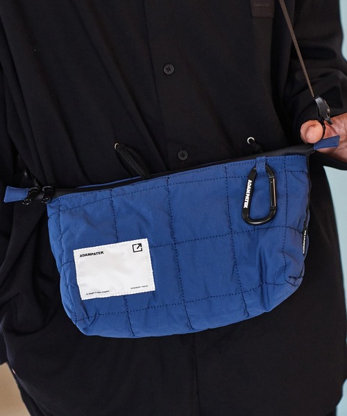 ADAM PATEK（アダムパテック）の「ADAMPATEK/square quilt mini shoulder bag/スクエアキルティングミニショルダーバッグ/AP2329004（ショルダーバッグ・レディース・ブラック/ブルー/ホワイト/カーキ・フリー）」の8枚目の写真