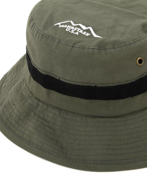 MANASTASH(マナスタッシュ)の「MANASTASH/マナスタッシュ/MOUMTAIN HAT/マウンテンハット(ハット・メンズ・ブラック/ネイビー/オリーブ系・F)」の11枚目の写真