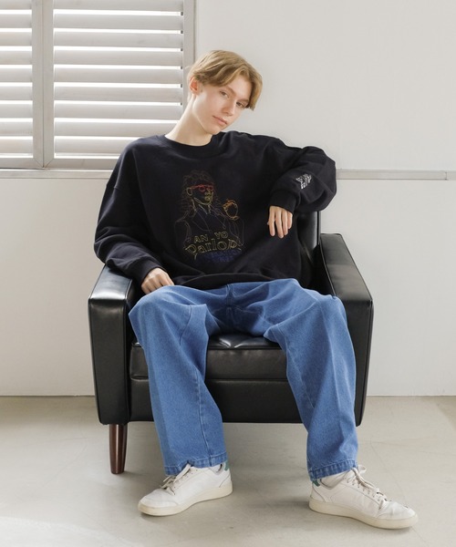 フルーツオブザルーム プレミアリーグ サッカー アーセナル 刺繍 スウェット FRUIT OF THE LOOM フルーツオブザルーム AN YO TAILOR 刺繍