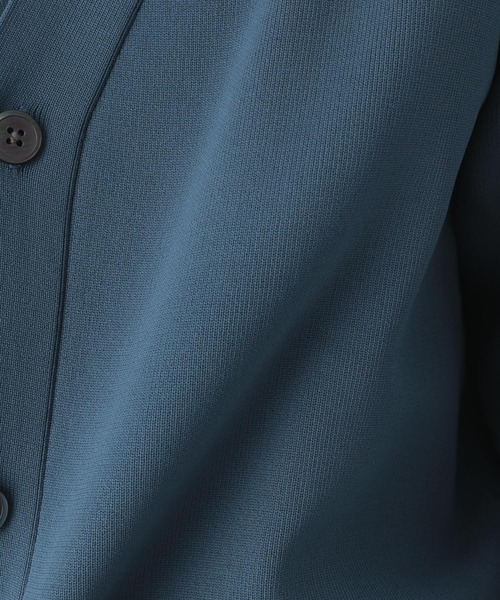 GLOBAL WORK（グローバルワーク）の「リッチライトニットVカーディガン/704229（カーディガン/ボレロ・メンズ・ブラック/ブルー/ネイビー/ライトグレー/チャコールグレー・SMALL/X-LARGE/LARGE/MEDIUM）」の9枚目の写真