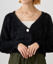 Loco Ocean（ロコオーシャン）の「ショート丈シャギーニットカーディガン（カーディガン/ボレロ）」