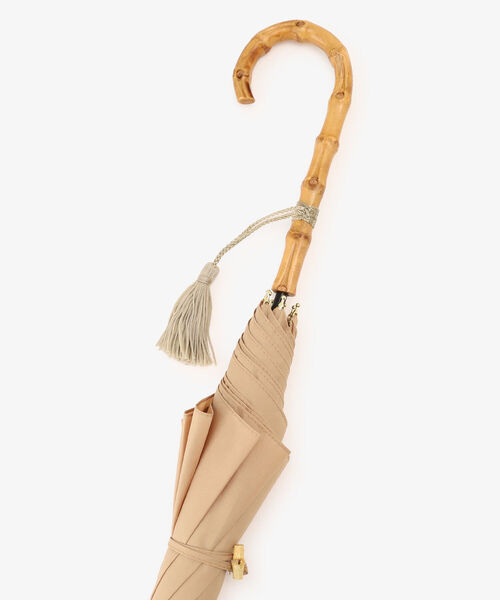 Afternoon Tea（アフタヌーンティー）の「タッセル付きバンブーハンドル長傘 雨傘（長傘・レディース・サックスブルー/ベージュ/ネイビー・ONE SIZE）」の5枚目の写真