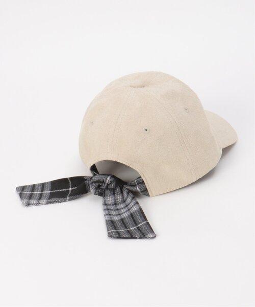 ikka（イッカ）の「フェイクスエード後ろリボンキャップ（キャップ・キッズ・ネイビー/ベージュ・FREE）」の20枚目の写真