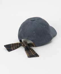 ikka（イッカ）の「フェイクスエード後ろリボンキャップ（キャップ）」