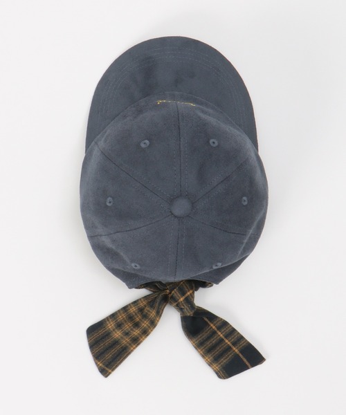 ikka（イッカ）の「フェイクスエード後ろリボンキャップ（キャップ・キッズ・ネイビー/ベージュ・FREE）」の11枚目の写真