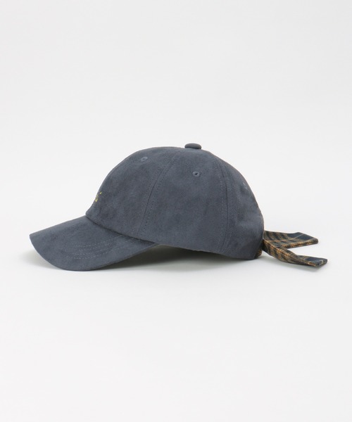 ikka（イッカ）の「フェイクスエード後ろリボンキャップ（キャップ・キッズ・ネイビー/ベージュ・FREE）」の5枚目の写真