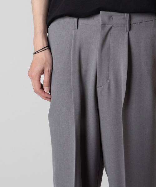 ATTACHMENT（アタッチメント）の「【 直営店・ZOZOTOWN限定 】PEライトトロ　イージーパンツ（スラックス・メンズ・ブルーグレー/ブラック/ネイビー・3/2/1）」の19枚目の写真