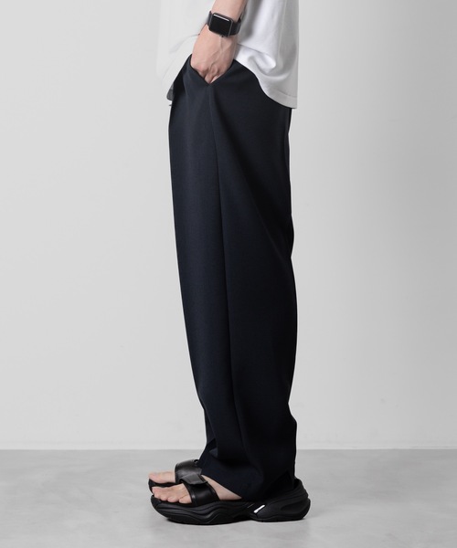 ATTACHMENT（アタッチメント）の「【 直営店・ZOZOTOWN限定 】PEライトトロ　イージーパンツ（スラックス・メンズ・ブルーグレー/ブラック/ネイビー・3/2/1）」の8枚目の写真