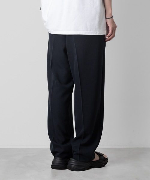 ATTACHMENT（アタッチメント）の「【 直営店・ZOZOTOWN限定 】PEライトトロ　イージーパンツ（スラックス・メンズ・ブルーグレー/ブラック/ネイビー・3/2/1）」の9枚目の写真