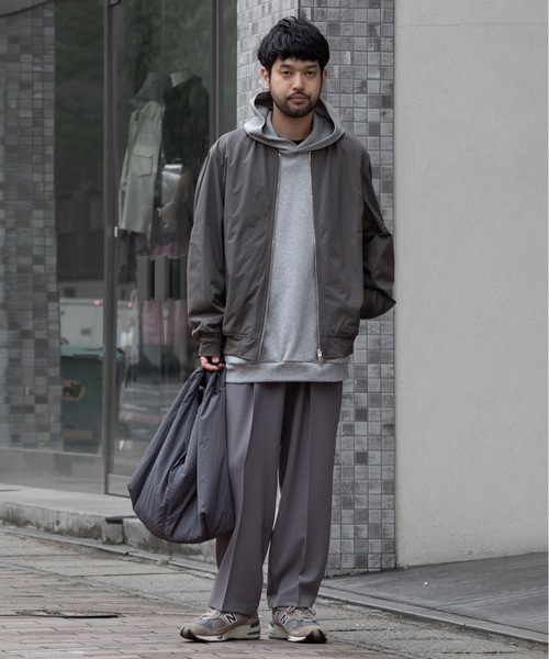 ATTACHMENT（アタッチメント）の「【 直営店・ZOZOTOWN限定 】PEライトトロ　イージーパンツ（スラックス・メンズ・ブルーグレー/ブラック/ネイビー・3/2/1）」の4枚目の写真