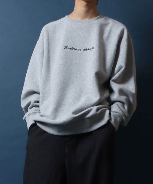 ANPAS(アンパス)の「Fleece Lining TASOGARE GIRL Back Illust Print Oversized Sweatshirt/裏起毛 黄昏ガール バックイラストプリント オーバーサイズ スウェット トップス トレーナー メンズ(スウェット・メンズ・ホワイト系その他/グレー系その他2/ホワイト系その他2/ブラック系その他/ブラック系その他2/グレー系その他/ブラック/グレイッシュベージュ/ホワイト/ネイビー・L/M)」の20枚目の写真