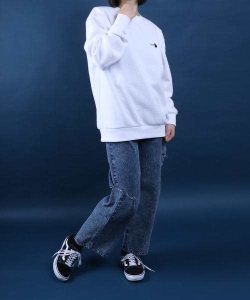 ANPAS(アンパス)の「Fleece Lining TASOGARE GIRL Back Illust Print Oversized Sweatshirt/裏起毛 黄昏ガール バックイラストプリント オーバーサイズ スウェット トップス トレーナー メンズ(スウェット・メンズ・ホワイト系その他/グレー系その他2/ホワイト系その他2/ブラック系その他/ブラック系その他2/グレー系その他/ブラック/グレイッシュベージュ/ホワイト/ネイビー・L/M)」の11枚目の写真