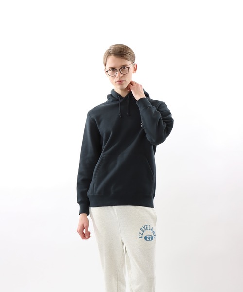 Champion(チャンピオン)の「【Champion/チャンピオン】メンズ ベーシック フーデッドスウェットシャツ(パーカー・メンズ・ダークグレー/ブラック/ダークグリーン/オートミール/ネイビー/グレー・X-LARGE/LARGE/SMALL/MEDIUM/XX-LARGE)」の1枚目の写真