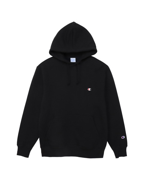 Champion(チャンピオン)の「【Champion/チャンピオン】メンズ ベーシック フーデッドスウェットシャツ(パーカー・メンズ・ダークグレー/ブラック/ダークグリーン/オートミール/ネイビー/グレー・X-LARGE/LARGE/SMALL/MEDIUM/XX-LARGE)」の2枚目の写真
