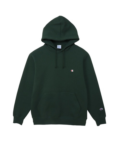 Champion(チャンピオン)の「【Champion/チャンピオン】メンズ ベーシック フーデッドスウェットシャツ(パーカー・メンズ・ダークグレー/ブラック/ダークグリーン/オートミール/ネイビー/グレー・X-LARGE/LARGE/SMALL/MEDIUM/XX-LARGE)」の6枚目の写真