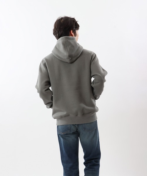 Champion(チャンピオン)の「【Champion/チャンピオン】メンズ ベーシック フーデッドスウェットシャツ(パーカー・メンズ・ダークグレー/ブラック/ダークグリーン/オートミール/ネイビー/グレー・X-LARGE/LARGE/SMALL/MEDIUM/XX-LARGE)」の16枚目の写真