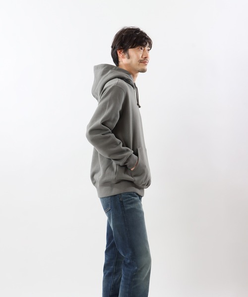 Champion(チャンピオン)の「【Champion/チャンピオン】メンズ ベーシック フーデッドスウェットシャツ(パーカー・メンズ・ダークグレー/ブラック/ダークグリーン/オートミール/ネイビー/グレー・X-LARGE/LARGE/SMALL/MEDIUM/XX-LARGE)」の17枚目の写真