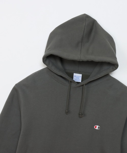 Champion(チャンピオン)の「【Champion/チャンピオン】メンズ ベーシック フーデッドスウェットシャツ(パーカー・メンズ・ダークグレー/ブラック/ダークグリーン/オートミール/ネイビー/グレー・X-LARGE/LARGE/SMALL/MEDIUM/XX-LARGE)」の21枚目の写真