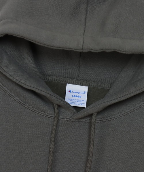 Champion(チャンピオン)の「【Champion/チャンピオン】メンズ ベーシック フーデッドスウェットシャツ(パーカー・メンズ・ダークグレー/ブラック/ダークグリーン/オートミール/ネイビー/グレー・X-LARGE/LARGE/SMALL/MEDIUM/XX-LARGE)」の22枚目の写真
